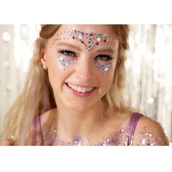 NWT 6 Jars Holographic Cosmetic Face Glitter, for Festival & Halloween Alien Mak - Picture 5 of 8